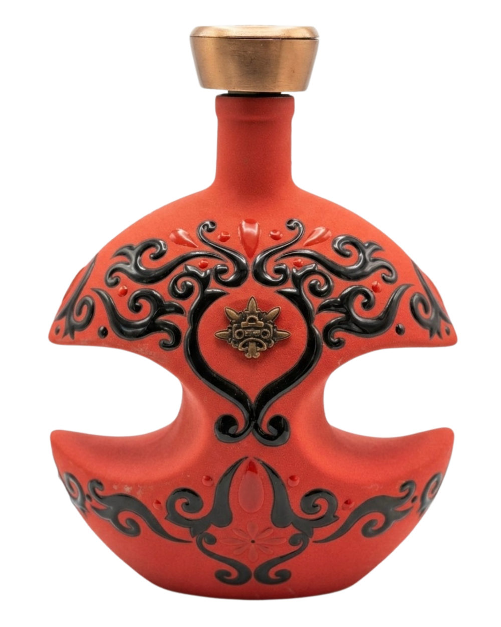 botella bocafuego extra anejo rojo